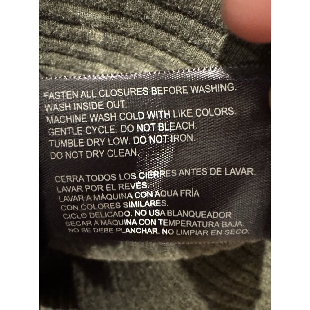 Gerry Men’s ¼ Zip Ottoman Pullover M OLIVE GREEN - Picture 9 of 10